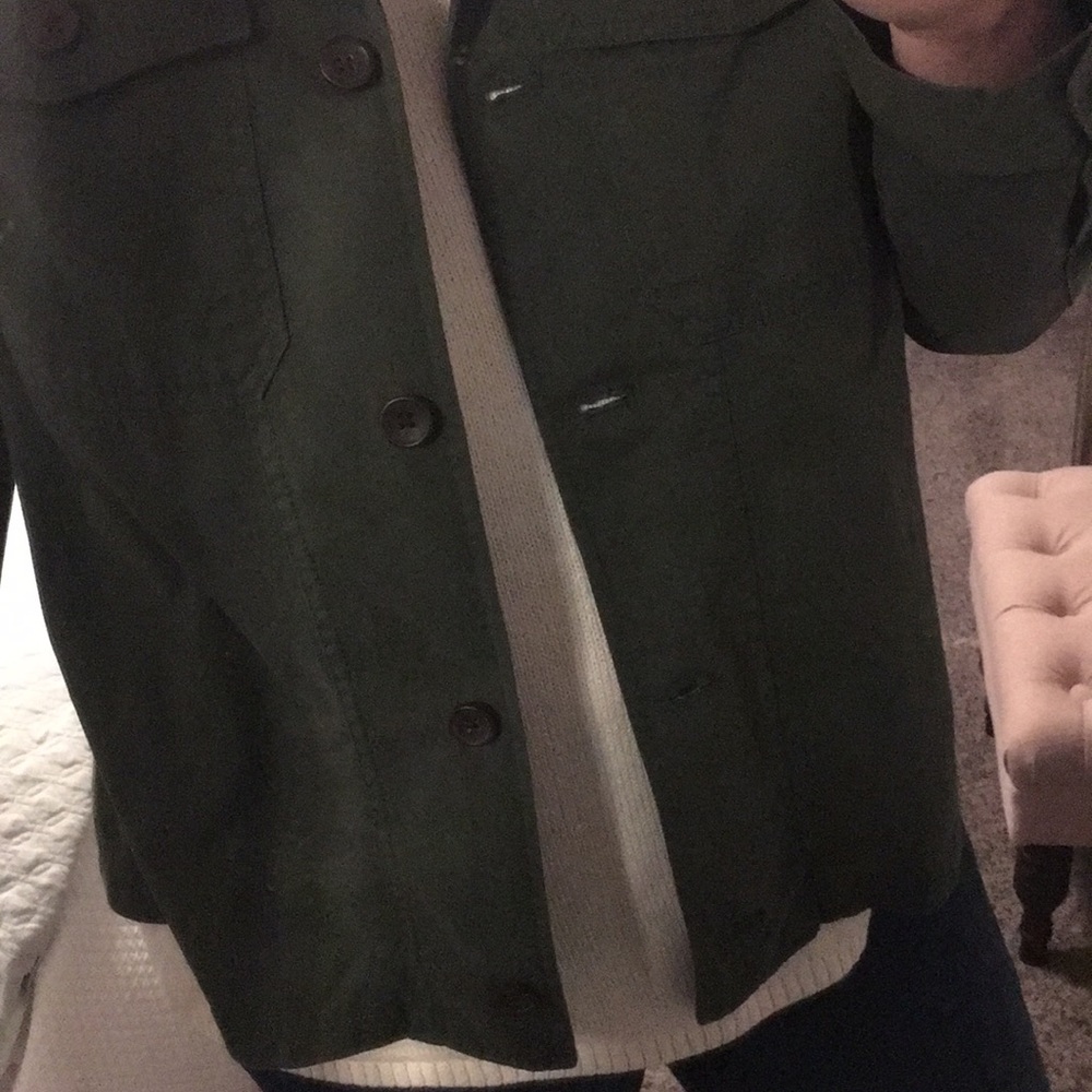 NWT: Olive Green Utility Jacket - Picture 8 of 8